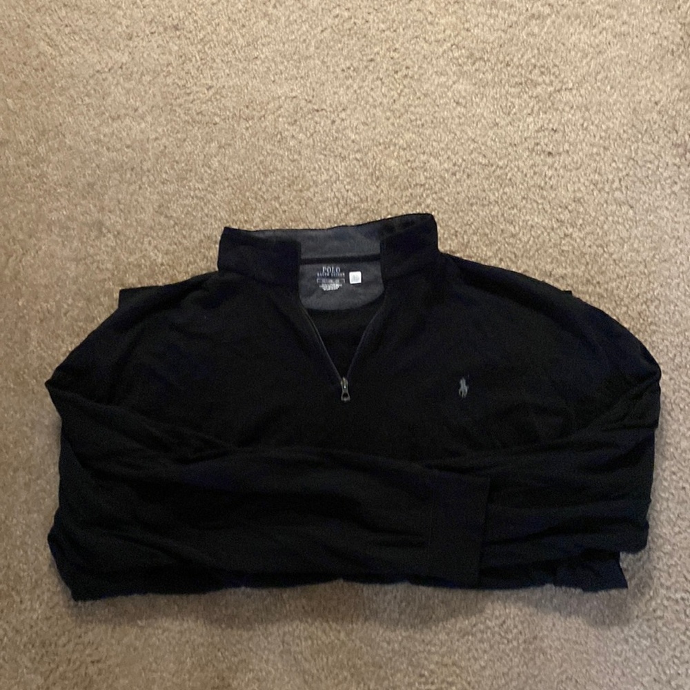 Used Polo Ralph Lauren Zip-Up sweater black